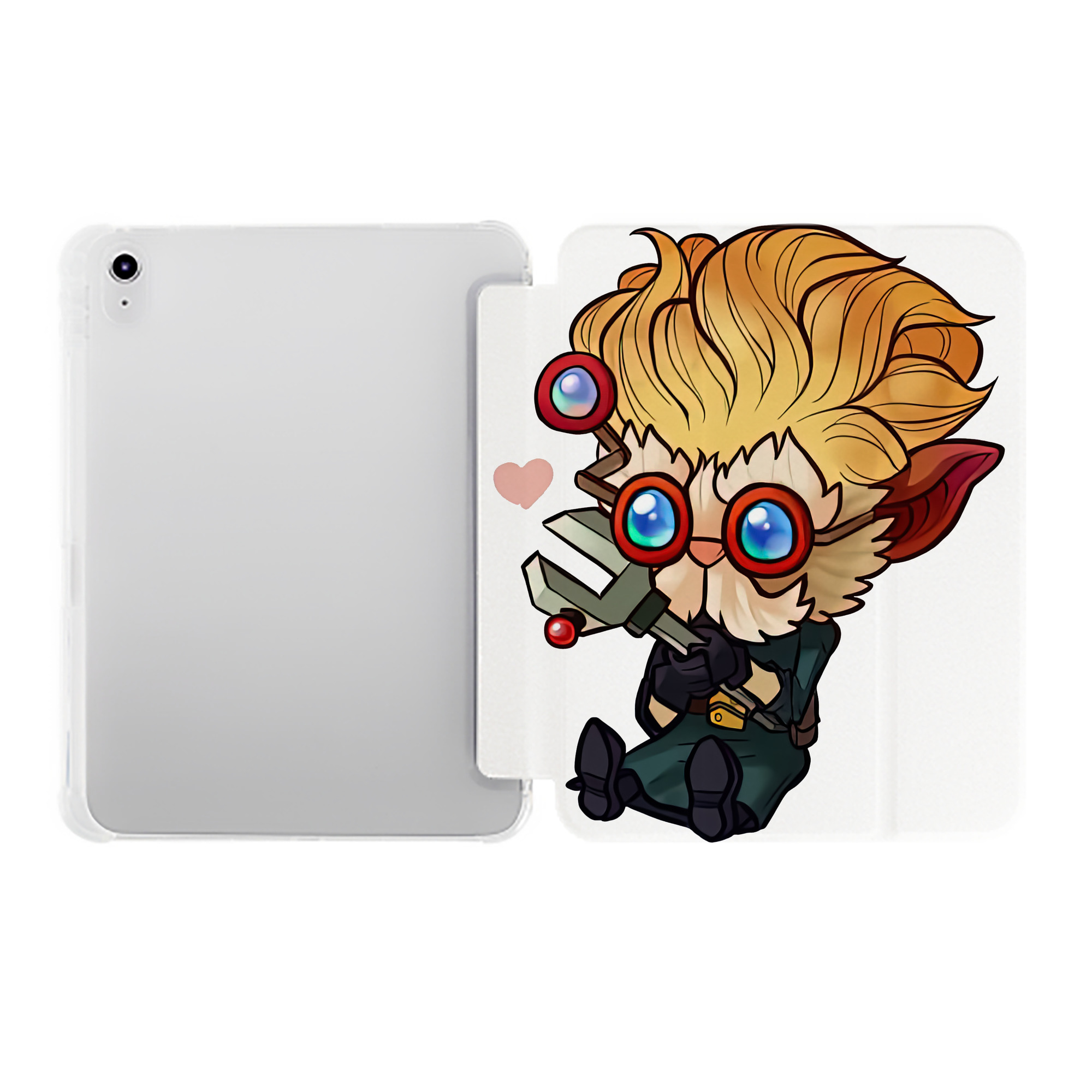 （画像用） リーグ・オブ・レジェンド League of Legends LOL IPad ケース ペン収納付き 三つ折りスタンド PUレザー×シリコン 対応機種9.5/10.5/10.9インチ